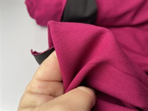 Vinterjersey - lækker og 2 face, mørk fuchsia